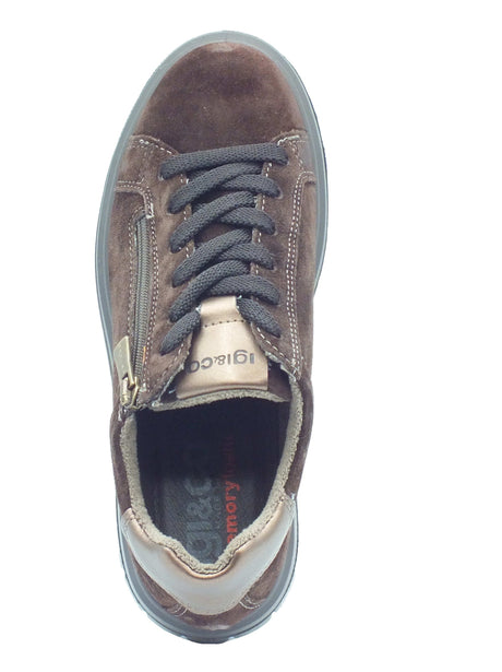 Igi&Co Igi&Co Sneakers Donna 2148922 Scam Super T.Moro pelle marrone Testa di Moro