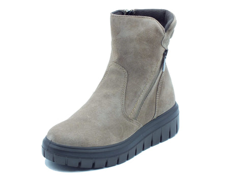 Igi&Co Igi&Co Tronchetti con zeppa Donna 2149222 Scam. Super Fango pelle marrone Fango