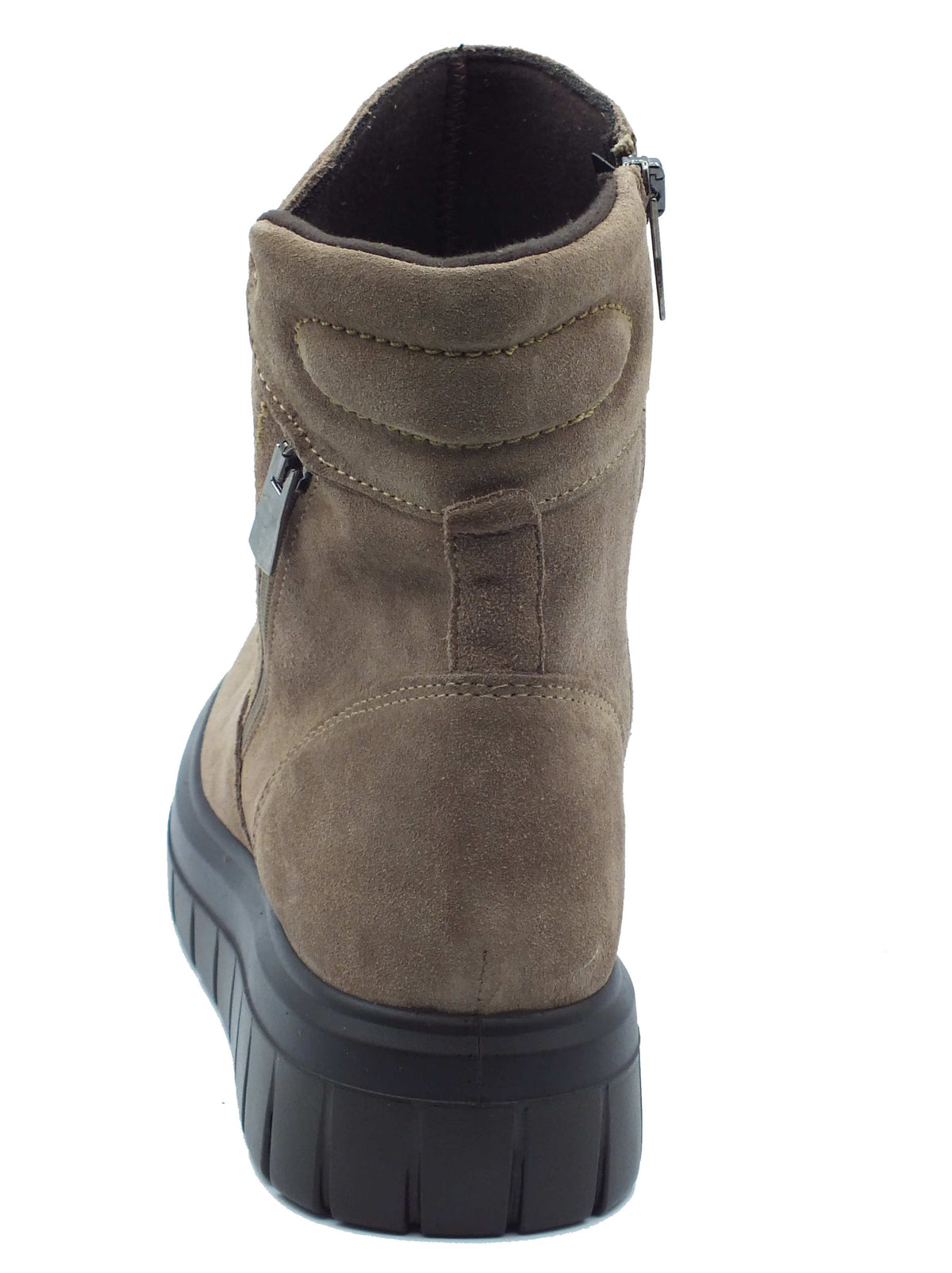 Igi&Co Igi&Co Tronchetti con zeppa Donna 2149222 Scam. Super Fango pelle marrone Fango
