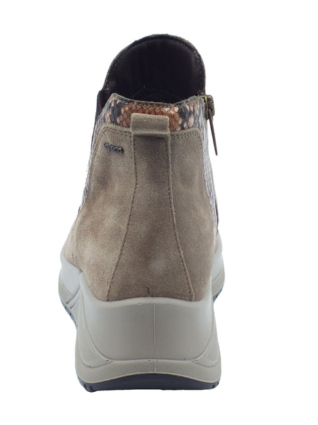 Igi&Co Igi&Co Tronchetti con zeppa Donna 2151022 Scam. Super Fango pelle marrone Fango