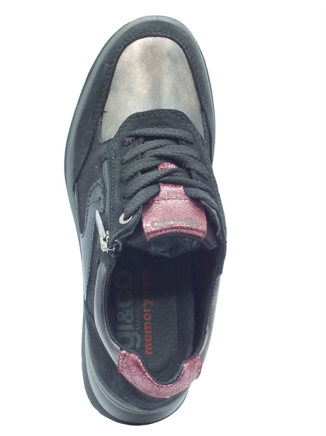 Igi&Co Igi&Co Sneakers Donna 2152300 Scamos. Lam. Nero pelle nero Nero