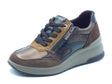 Igi&Co Igi&Co Sneakers Donna 2152311 Scam Castagno Nero pelle marrone Castagno Nero