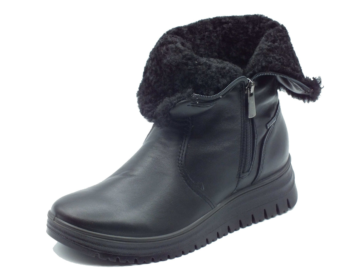 Igi&Co Igi&Co Tronchetti con zeppa Donna 2157000 Nappa Soft Nero pelle nero Nero