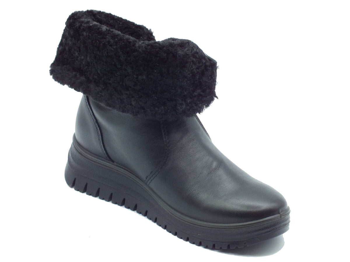 Igi&Co Igi&Co Tronchetti con zeppa Donna 2157000 Nappa Soft Nero pelle nero Nero
