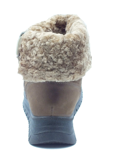 Igi&Co Igi&Co Tronchetti con zeppa Donna 2157011 Nabuk Canyon Fango pelle marrone marrone