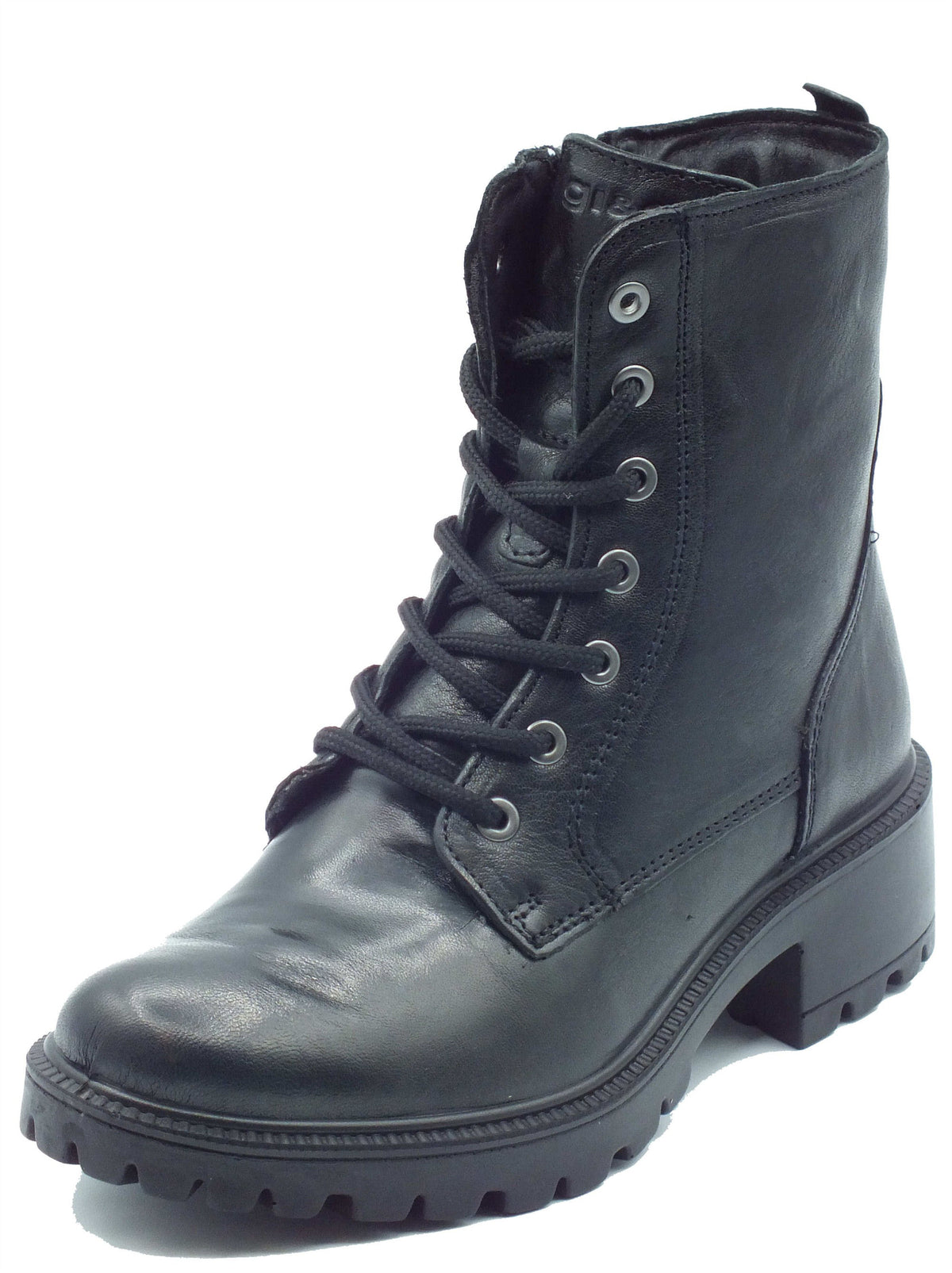 Igi&Co Igi&Co Tronchetti con tacco Donna 2161100 Capra Met Nero pelle nero Nero