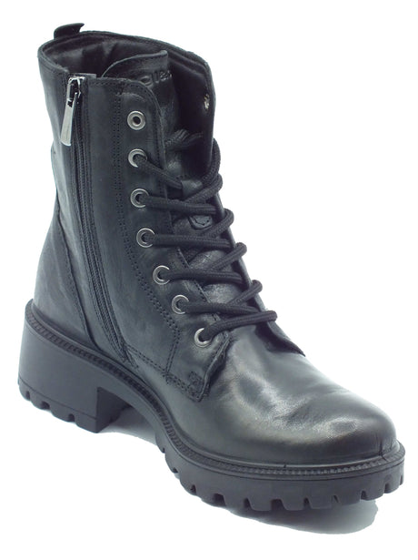 Igi&Co Igi&Co Tronchetti con tacco Donna 2161100 Capra Met Nero pelle nero Nero