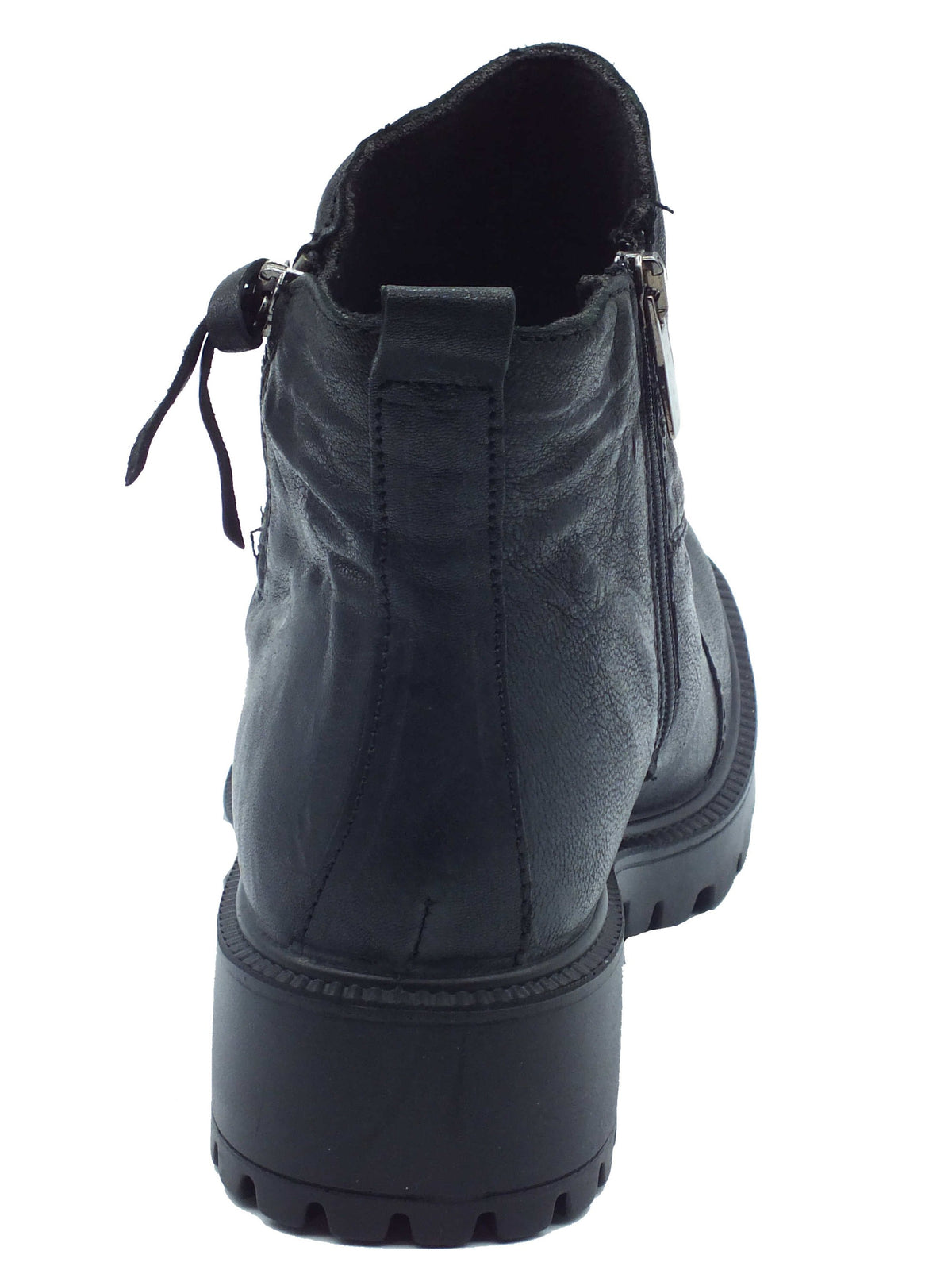 Igi&Co Igi&Co Tronchetti con tacco Donna 2161700 Capra Met. Nero pelle nero Nero