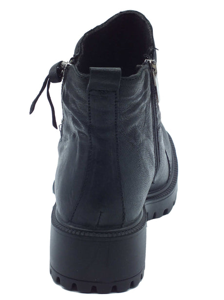 Igi&Co Igi&Co Tronchetti con tacco Donna 2161700 Capra Met. Nero pelle nero Nero