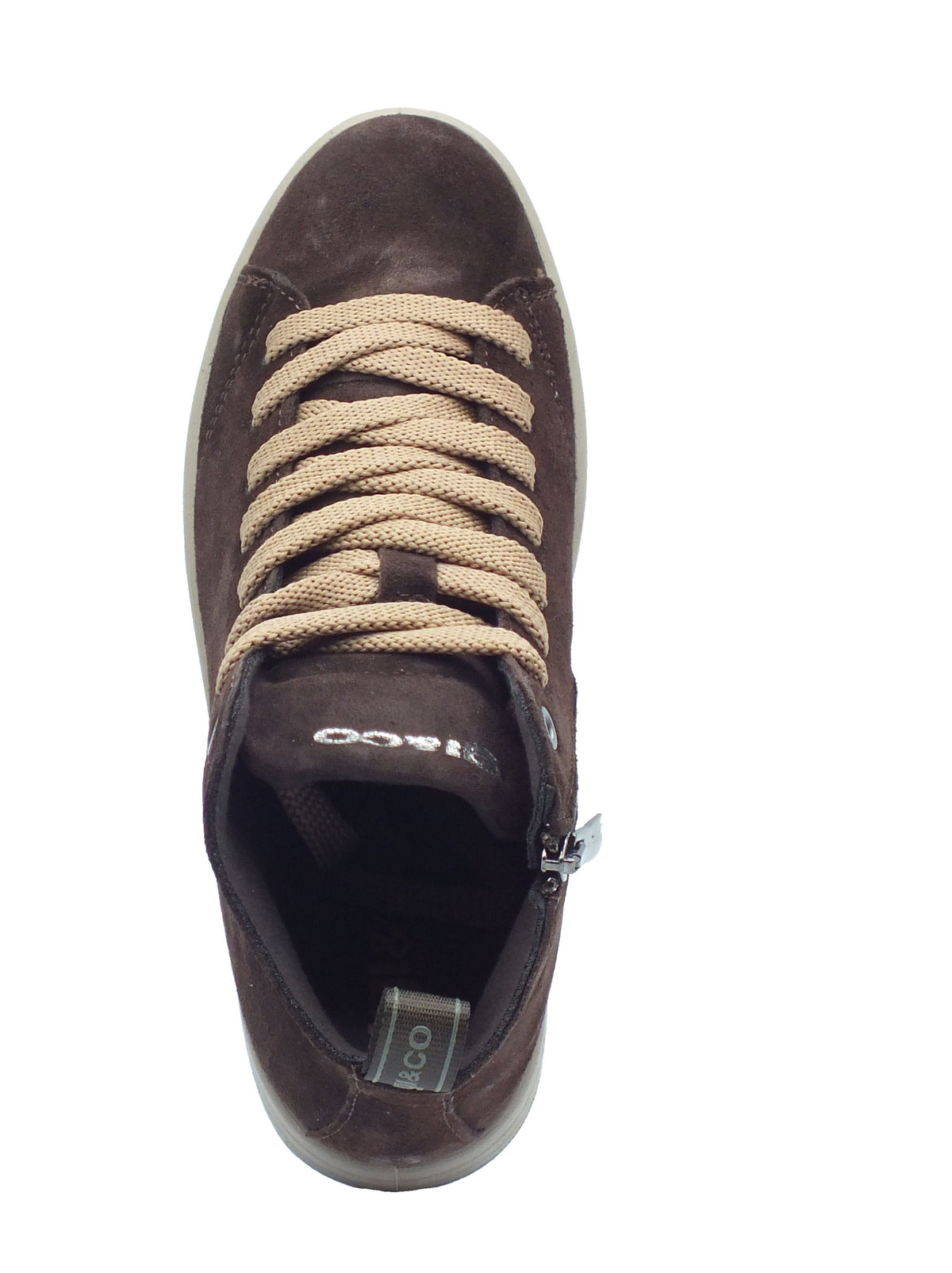 Igi&Co Igi&Co Sneakers Donna 2166511 Scam Super T.Moro pelle marrone Testa di Moro