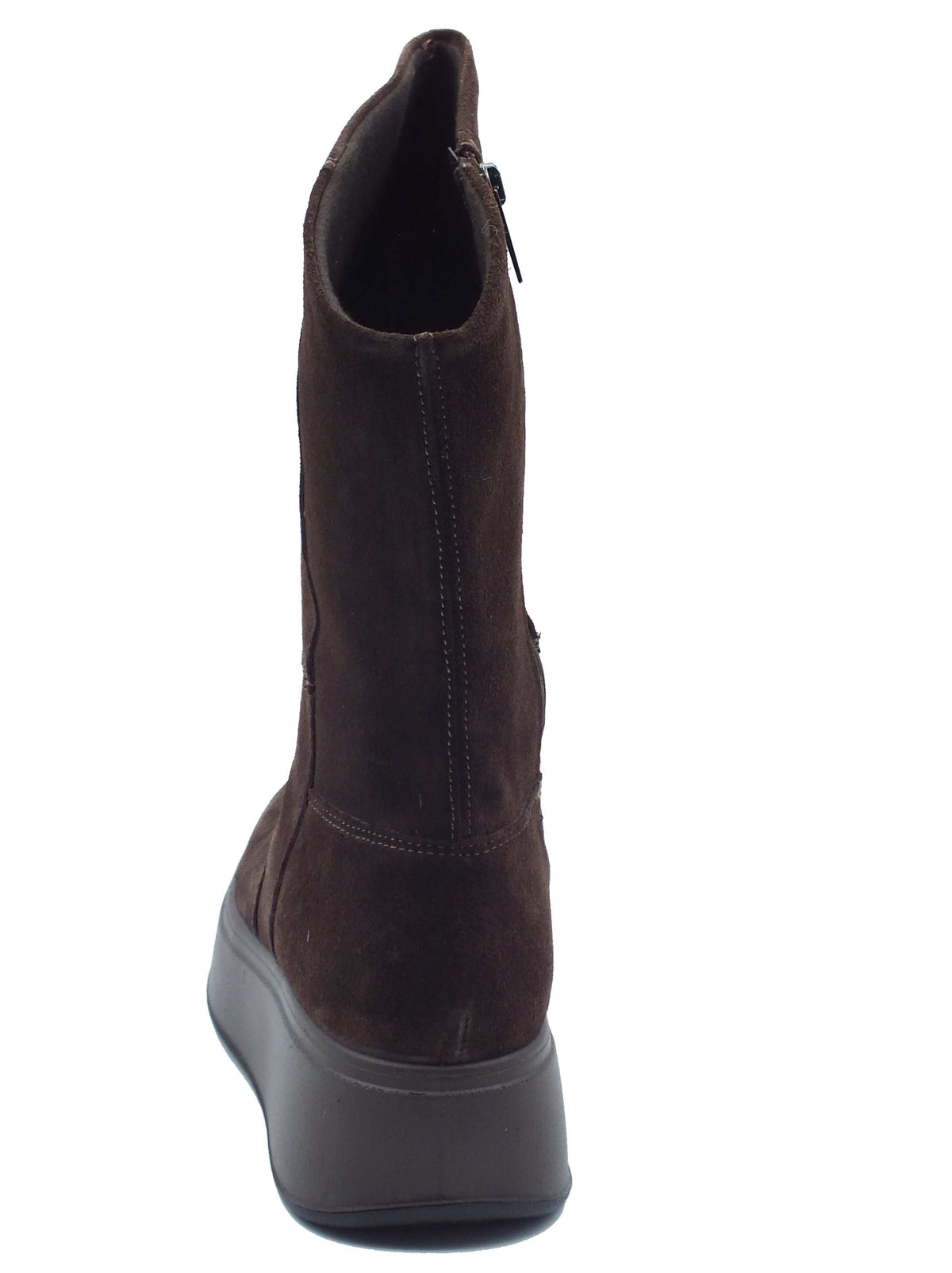 Igi&Co Igi&Co Tronchetti con zeppa Donna 2170611 Scam. Super T.Moro pelle marrone Testa di Moro
