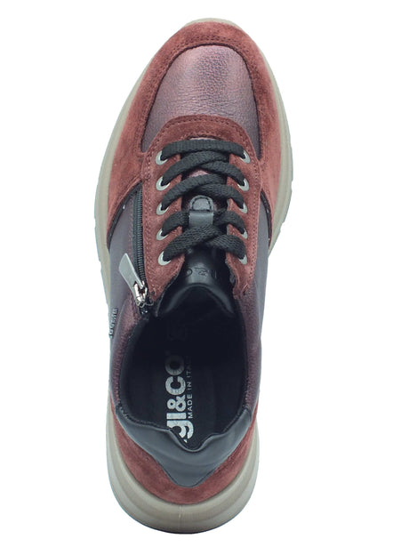 Igi&Co Igi&Co Sneakers Donna 2175311 Scam Bordò Scuro pelle rosso Bordò scuro
