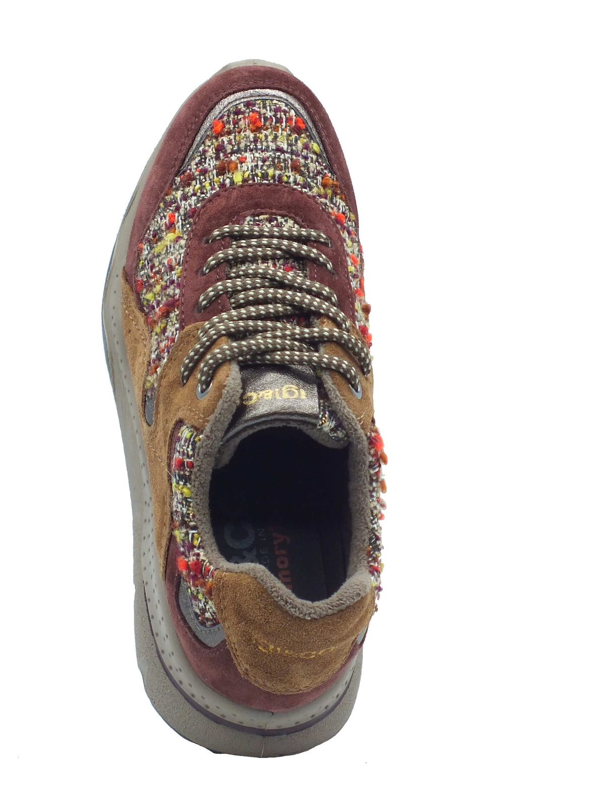 Igi&Co Igi&Co Sneakers Donna 2176033 Scam Tes. Bordò Scuro pelle rosso Bordò