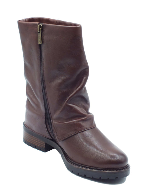 Igi&Co Igi&Co Tronchetti con tacco Donna 2186111 Capra T.Moro pelle marrone Testa di Moro
