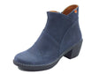 Jungla Jungla Tronchetti con tacco Donna 7518 NM Deep Blue pelle blu Deep Blue