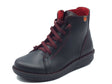 Jungla Jungla Tronchetti con zeppa Donna 7564 Yankee Negro pelle nero Negro