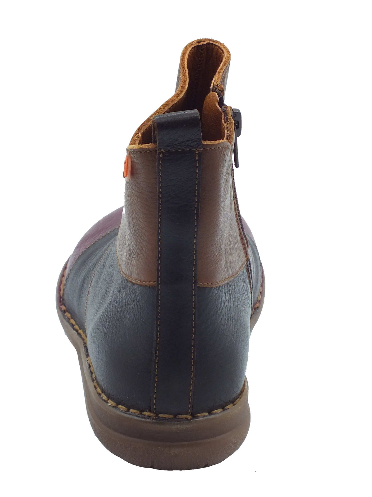 Jungla Jungla Tronchetti con zeppa Donna 8573 Alaska Bordò pelle multicolore Bordò