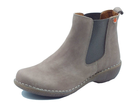 Jungla Jungla Tronchetti con tacco Donna 8623 JK New Horse pelle beige Horse