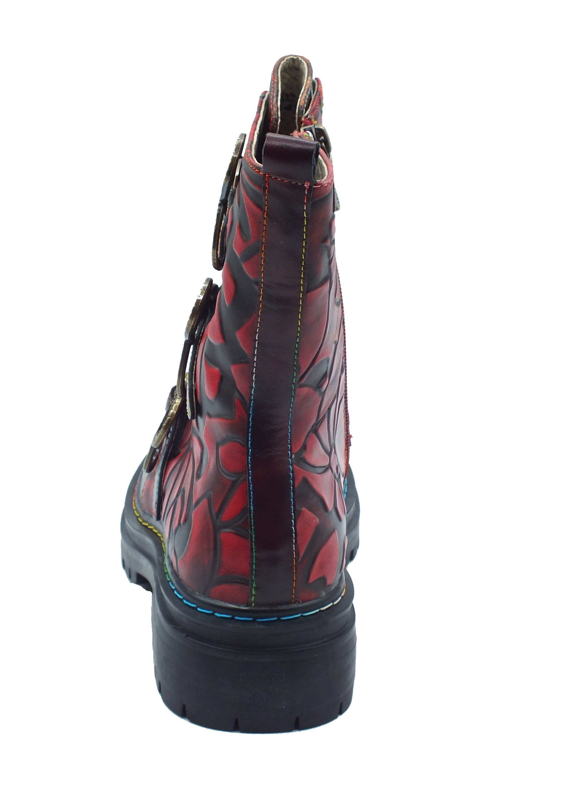 Laura Vita Laura Vita Tronchetti con tacco Donna 0008277 Kandyo Wine pelle rosso Wine