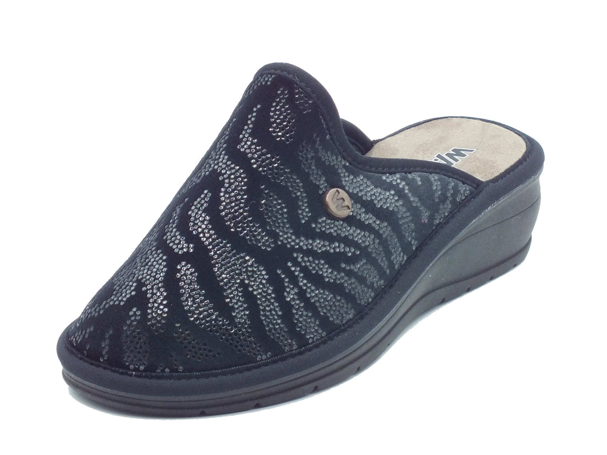 Melluso Melluso Pantofole Donna PD542 Nero sintetico nero Nero