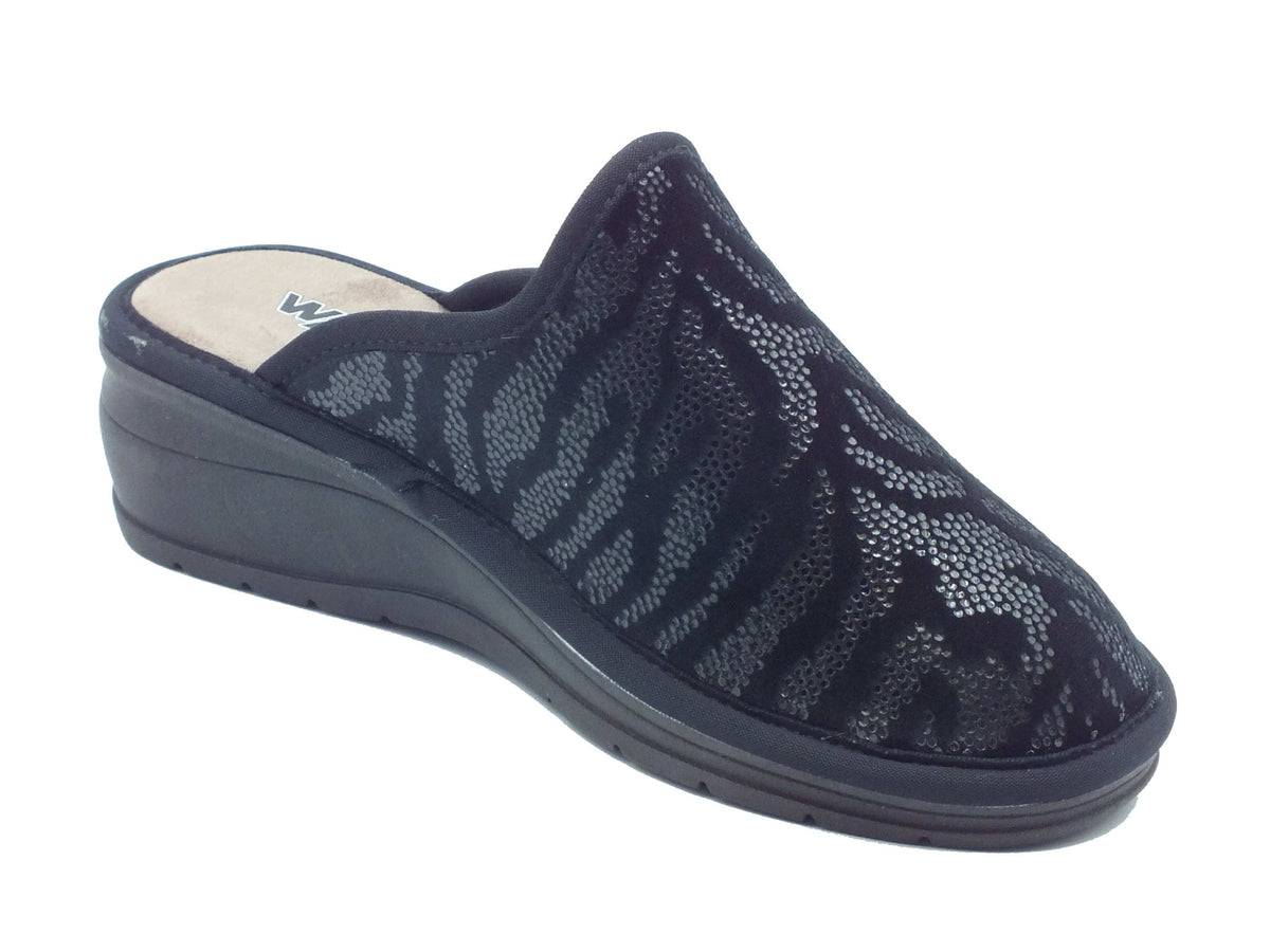 Melluso Melluso Pantofole Donna PD542 Nero sintetico nero Nero