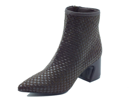 Nacrèe Nacrèe Tronchetti con tacco Donna 2346010 Lad Cap T.Moro pelle marrone Testa di Moro