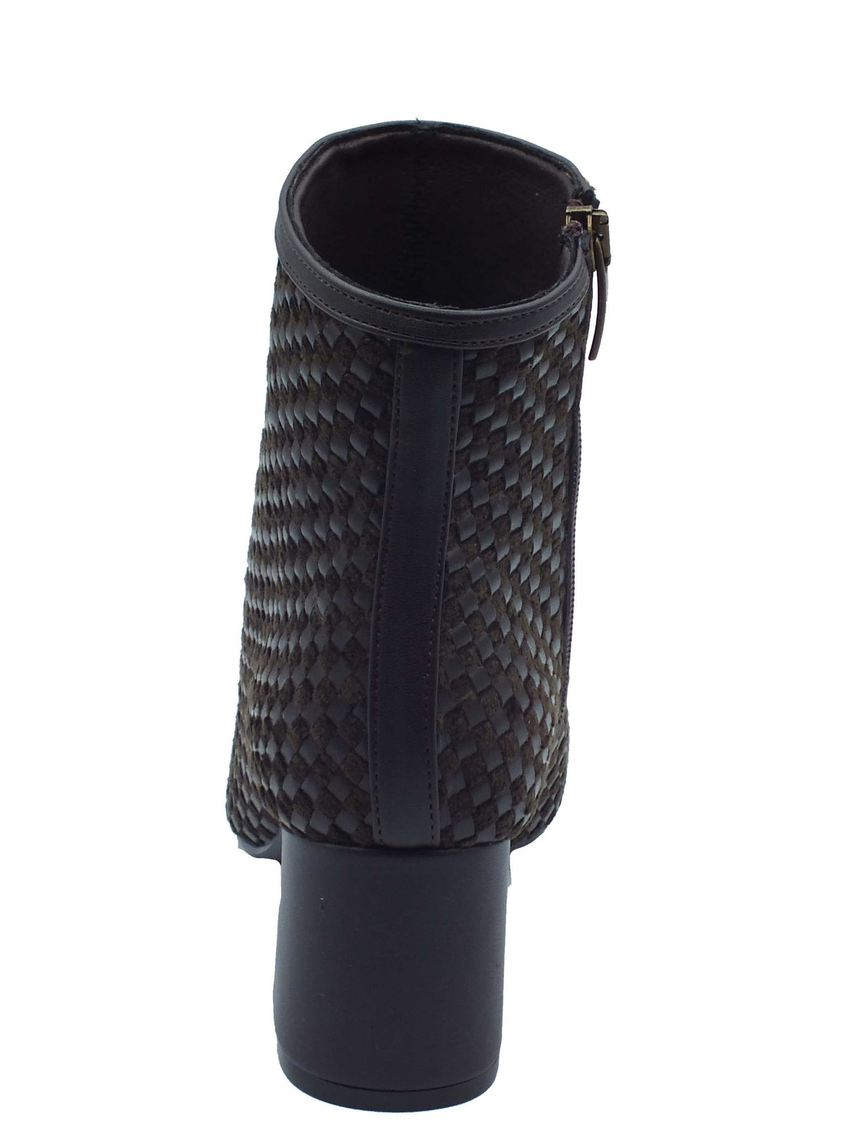 Nacrèe Nacrèe Tronchetti con tacco Donna 2346010 Lad Cap T.Moro pelle marrone Testa di Moro