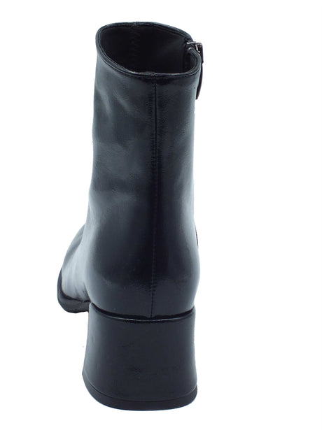 Nacrèe Nacrèe Tronchetti con tacco Donna 244M031 Ciack Nero pelle nero Nero