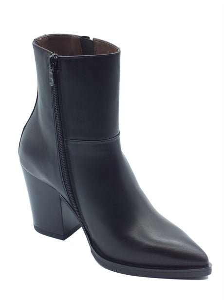 Nero Giardini Nero Giardini Tronchetti con tacco Donna 617140D Guanto Nero pelle nero Nero