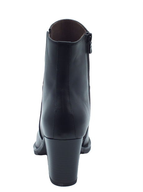 Nero Giardini Nero Giardini Tronchetti con tacco Donna 617140D Guanto Nero pelle nero Nero