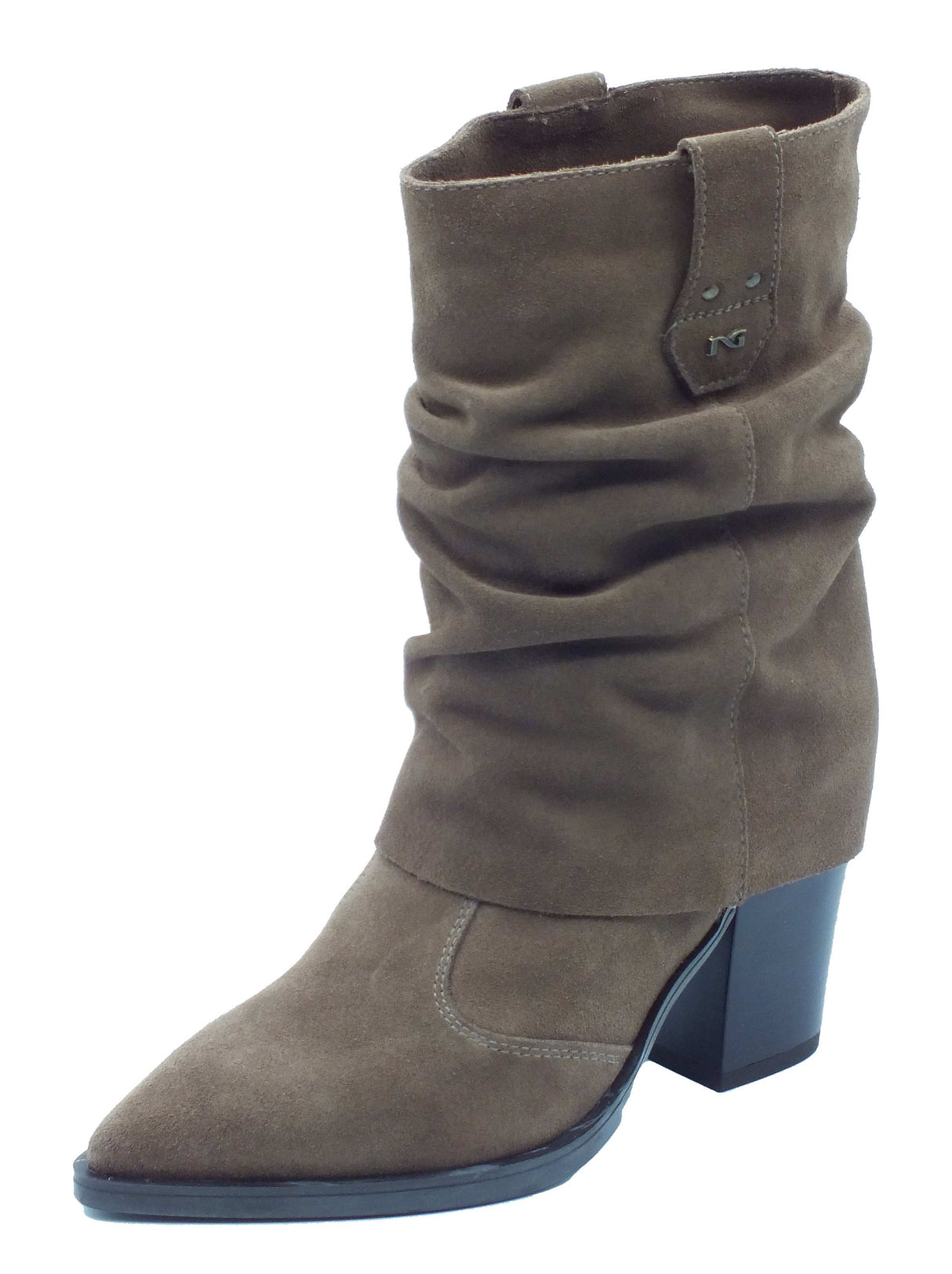 Nero Giardini Nero Giardini Stivali Donna I617147D Velour Col. Spago pelle marrone Spago
