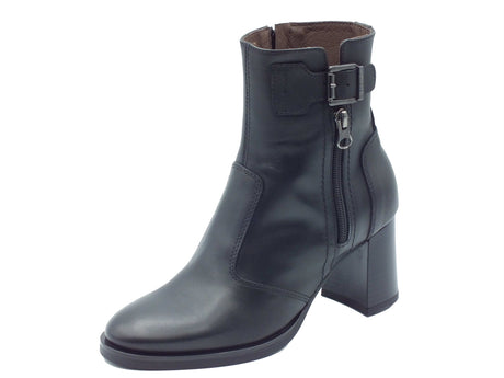 Nero Giardini Nero Giardini Tronchetti con tacco Donna I617230D Guanto Col. Nero pelle nero Nero