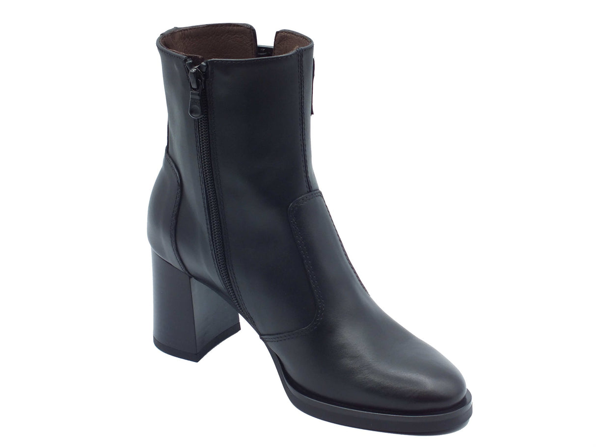 Nero Giardini Nero Giardini Tronchetti con tacco Donna I617230D Guanto Col. Nero pelle nero Nero