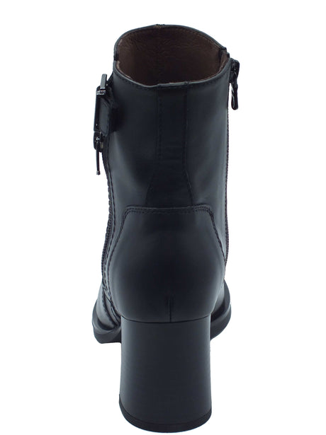 Nero Giardini Nero Giardini Tronchetti con tacco Donna I617230D Guanto Col. Nero pelle nero Nero