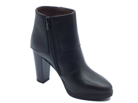 Nero Giardini Nero Giardini Tronchetti con tacco Donna I617273D Guanto Col. Nero pelle nero Nero