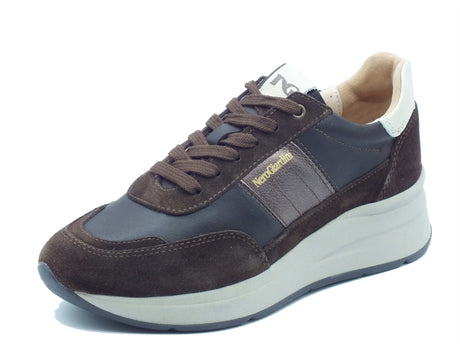 Nero Giardini Nero Giardini Sneakers Donna I617330D Arold Col. T.Moro pelle marrone Testa di Moro