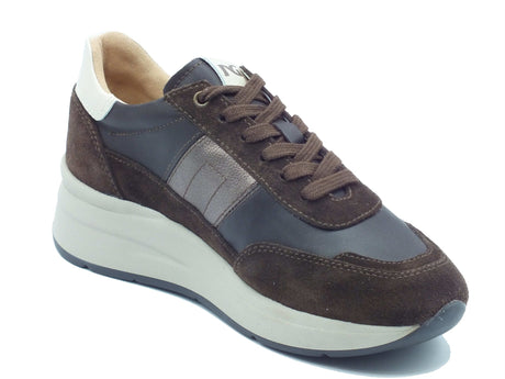 Nero Giardini Nero Giardini Sneakers Donna I617330D Arold Col. T.Moro pelle marrone Testa di Moro