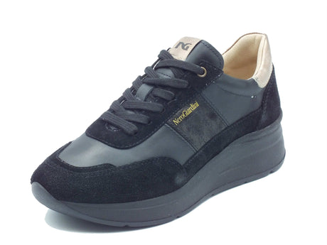 Nero Giardini Nero Giardini Sneakers Donna I617330D Arold Col. Nero pelle nero Nero