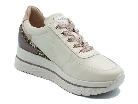 Nero Giardini Nero Giardini Sneakers Donna I617360D Velvet Col. Milk pelle bianco Milk