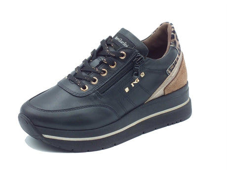 Nero Giardini Nero Giardini Sneakers Donna I617360D Guanto Col. Nero pelle nero Nero