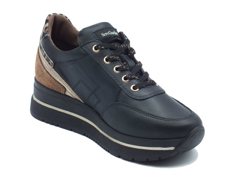 Nero Giardini Nero Giardini Sneakers Donna I617360D Guanto Col. Nero pelle nero Nero