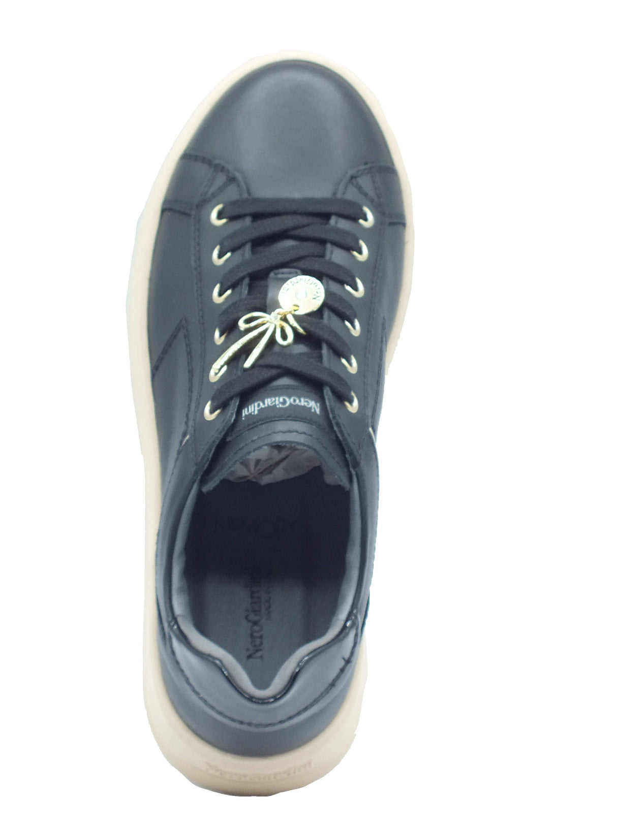 Nero Giardini Nero Giardini Sneakers Donna I617470D Guanto Col. Nero pelle nero Nero