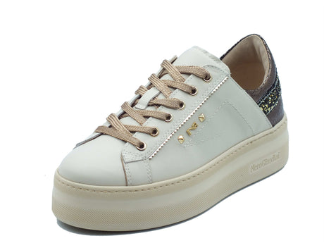 Nero Giardini Nero Giardini Sneakers Donna I617482D Velvet Col. Milk pelle bianco Milk