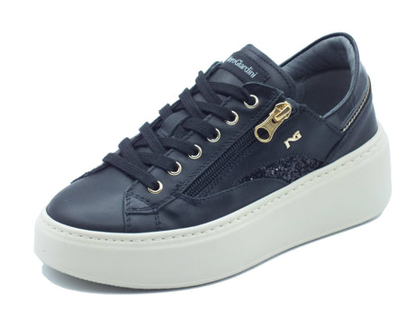 Nero Giardini Nero Giardini Sneakers Donna I617500D Guanto Nero pelle nero Nero