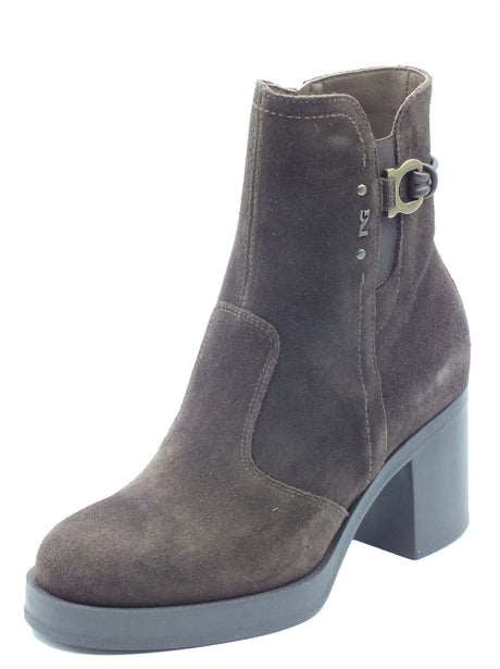 Nero Giardini Nero Giardini Tronchetti con tacco Donna I617930D Arold Col. T.Moro pelle marrone Testa di Moro