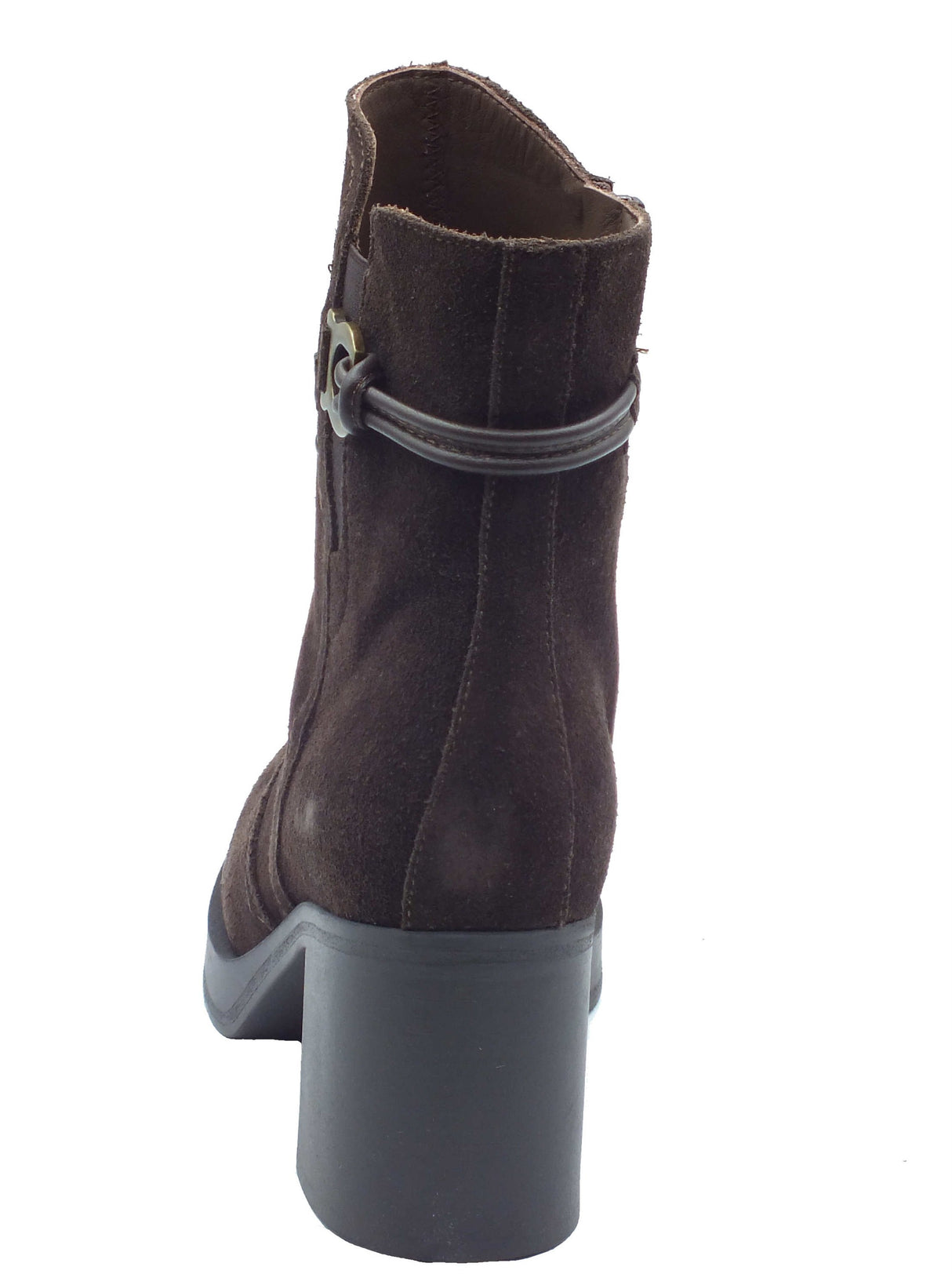 Nero Giardini Nero Giardini Tronchetti con tacco Donna I617930D Arold Col. T.Moro pelle marrone Testa di Moro