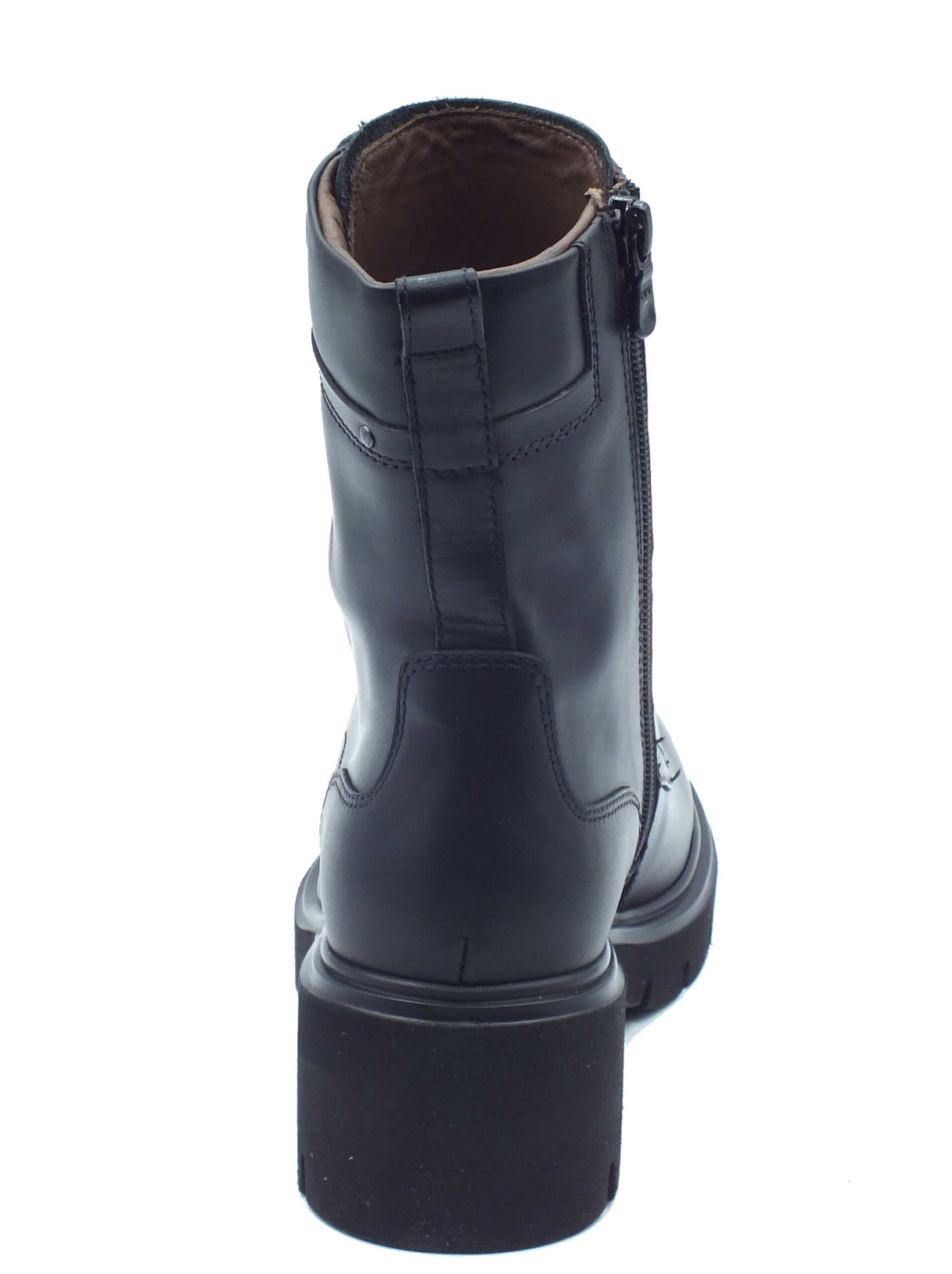 Nero Giardini Nero Giardini Tronchetti con tacco Donna I618050D Guanto Col. Nero pelle nero Nero