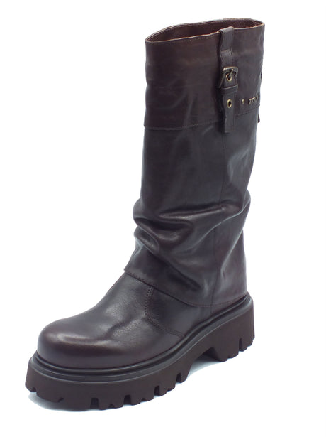 Nero Giardini Nero Giardini Stivali Donna I618068D Kronos Col. Ebony pelle marrone Ebony