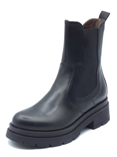 Nero Giardini Nero Giardini Tronchetti con tacco Donna I618071D Guanto Col. Nero pelle nero Nero