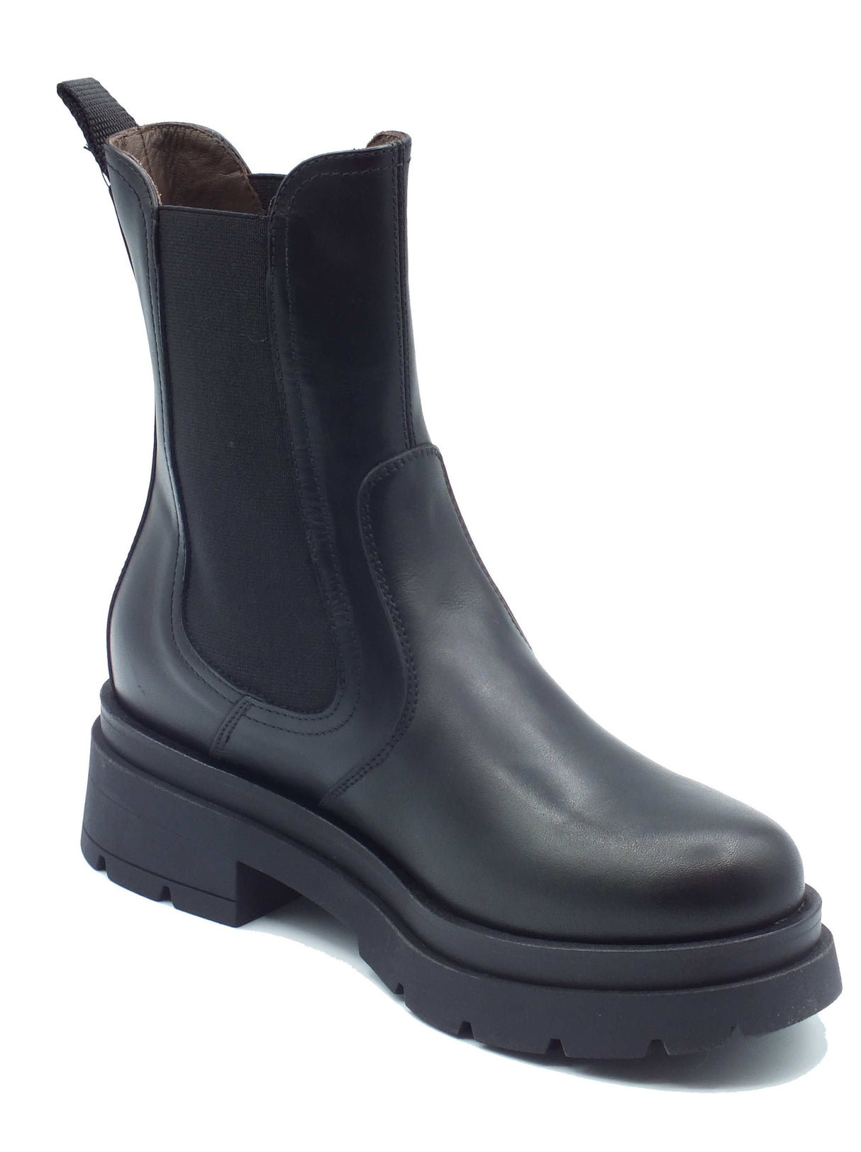 Nero Giardini Nero Giardini Tronchetti con tacco Donna I618071D Guanto Col. Nero pelle nero Nero